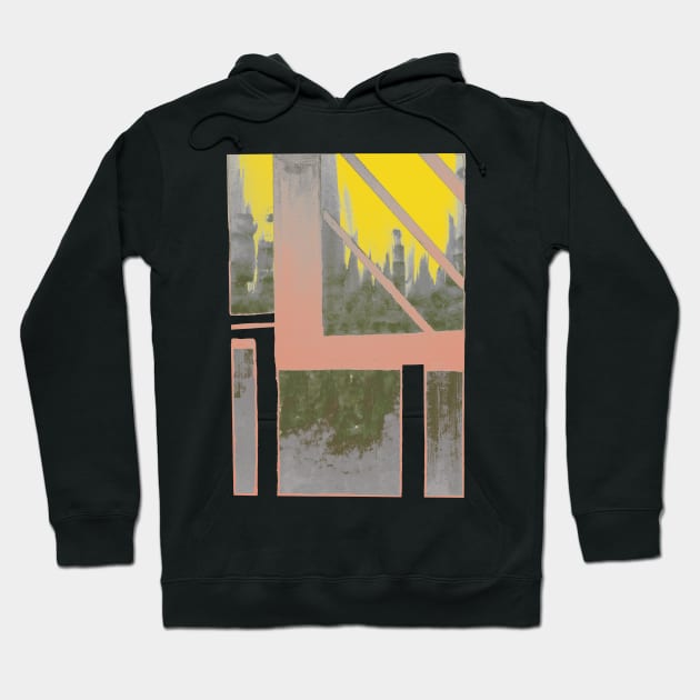 Sakura Spring Cityscape Hoodie by BlackArtichoke